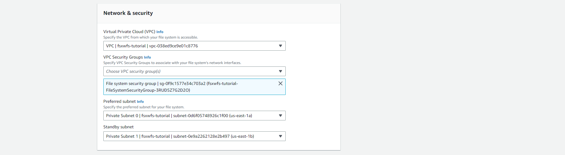 Amazon Fsx for Windows Server